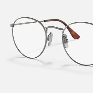 Ray-Ban Round II Titanium Frame Premium Glasses